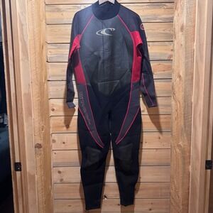 O'Neill Full Body Wetsuit 3XL Black Red Ultraflex Neoprene Style 0667 Mens